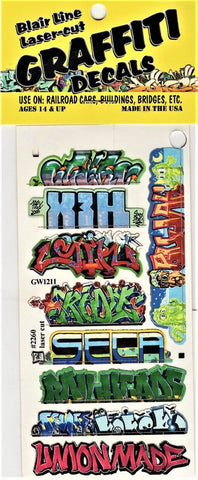 HO Scale Blair Line 2260 Graffiti Decals Mega Set #11 (9) pcs