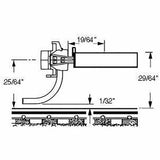 HO Kadee #119-25 SE Shelf Whisker Metal Couplers 9/32" Centerset Shank Bulk Pack