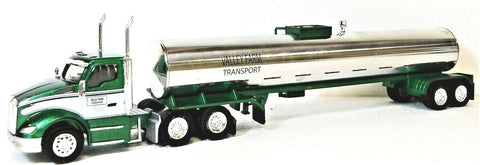 HO Scale Trucks n Stuff 69 Valley Farm Transport Kenworth T680 Day Cab Tractor w/Food Tank Trailer