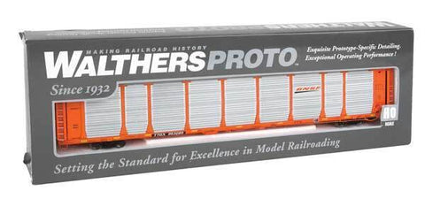 HO Scale Walthers Proto 920-101350 BNSF 28164 TTGX 953285 89' Thrall Bi-Level Auto Rack
