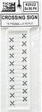 N Scale Tichy Train Group 2622 Crossbucks 90 Degree Shape pkg (18)