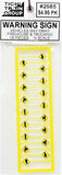 N Scale Tichy Train Group 2685 Firehouse and Low Vehicle Warning Signs