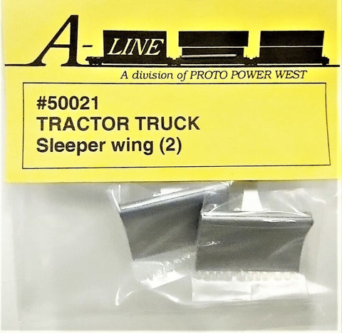 HO Scale A Line Product 50021 Spoiler Wing for Semi Tractor Sleepers pkg (2)