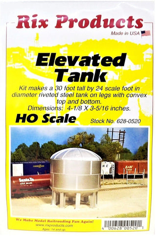 HO Scale Rix Products 628-0520 24' Elevated Water Tank Kit