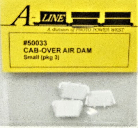 HO Scale A Line Product 50033 Air Dam for Cab-Over Semi Tractors pkg (3)