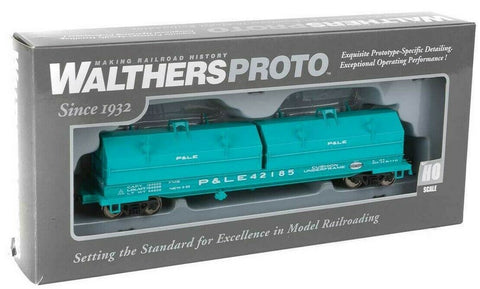 HO Scale Walthers Proto 920-105249 New York Central P&LE 42185 50' Evans Cushion Coil Car w/Angled Hoods