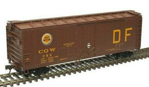 HO Scale Atlas Trainman 20006139 Chicago Great Western 382 40' Plug-Door Boxcar