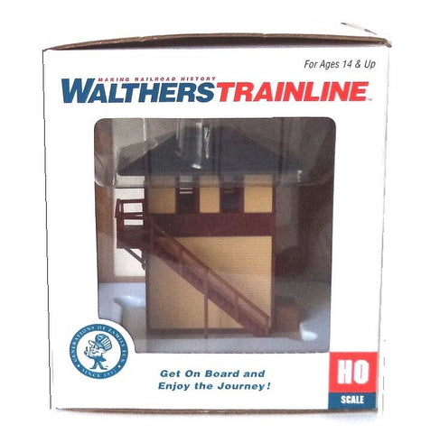 HO Scale Walthers Trainline 931-810 Trackside Signal Tower Built-Up