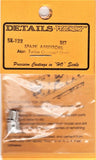 HO Scale Details West SA-123 Lifting Type Spark Arrestors "Super" pkg (2)