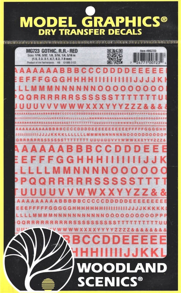 Haute Qualité Lettres Et Numéros Sec Transfert Feuilles Woodland Scenics Tout EB - Foto 2