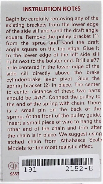 Cannon HO Brake Chain Tensioner 2/, LIST PRICE $2.95, sku 191-2152