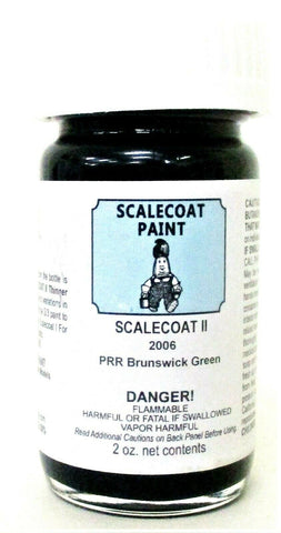 Scalecoat II S2006 PRR Pennsylvania Brunswick Green 2 oz Enamel Bottle