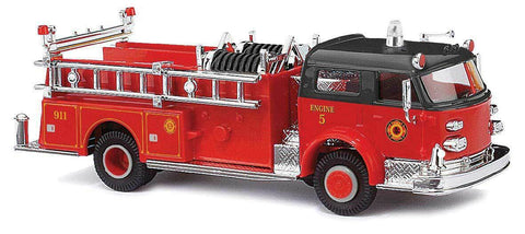 HO Scale Busch 46018 1968 American LaFrance Closed-Cab Pumper Fire Truck