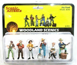 O Scale Woodland Scenics A2743 Scenic Accents Hillbilly Jug Band (8) pcs