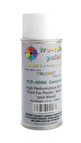 Tru-Color TCP-4006 Matte Concrete Aerosol Spray Paint 4.5oz 135mL Can