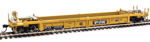HO Scale Walthers MainLine 910-8412 DTTX 53038 Thrall Rebuilt 40' Well Car w/Old TTX Logo