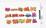 N Scale T2 Decals NSGRAF002 Graffiti Decal Set #2