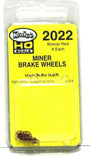 HO Scale Kadee #2022 Boxcar Red Miner Brake Wheel Freight Car Detail Parts