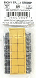 HO Scale Tichy Train Group 8024 36 x 64" Double-Hung 6/6 Windows pkg (12)