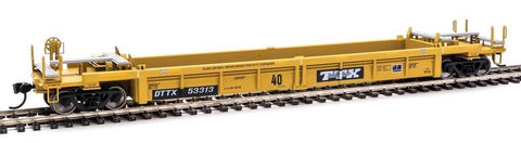 HO Scale Walthers MainLine 910-8415 DTTX 53313 Thrall Rebuilt 40' Well Car w/Old TTX Logo