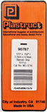 Plastruct 90787 MS-1216 Styrene Rectangle Strip .125 x .156" x 10" (10) pcs
