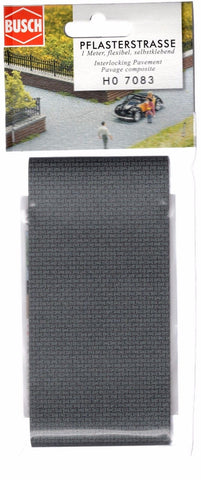HO Scale Busch Gmbh & Co 7083 Flexible Self Adhesive Paved Roadway w/No Markings