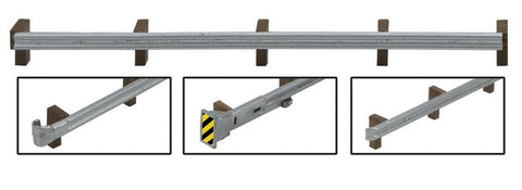 HO Scale Walthers SceneMaster 949-4176 Roadway Highway Guardrails