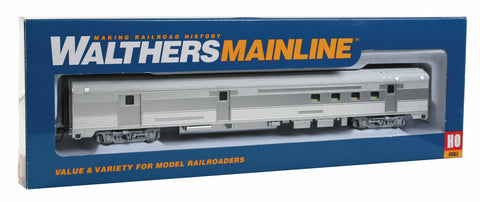 Walthers Mainline 910-30300 85' Budd Baggage-RPO Silver Unlettered