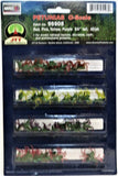 O Scale JTT Miniature Tree 95508 Red, Pink, Yellow, & Purple Petunias 3/4" 1.9cm Tall pkg (40)