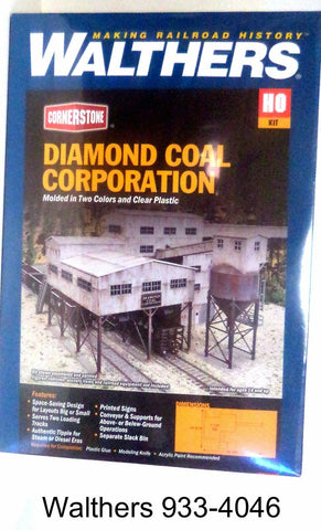 HO Scale Walthers Cornerstone 933-4046 Diamond Coal Corporation Building Kit
