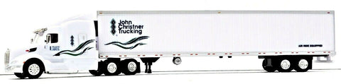 HO Trucks n Stuff 116 Peterbilt 579 w/John Christner Trucking 53' Reefer Trailer