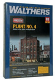 HO Scale Walthers Cornerstone 933-3183 Plant No. 4 Background Building Kit