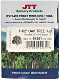 N Scale JTT Miniature Tree 94261 Oak Trees 1-1/2" Tall pkg (4)