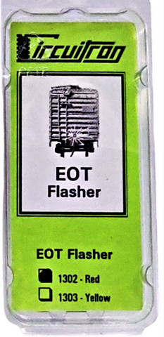 HO Scale Circuitron 1302 End-Of-Train Flasher FRED w/Flashing Red Light