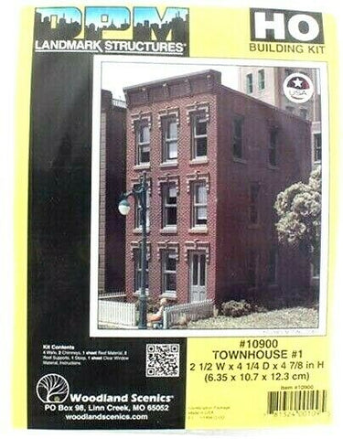 HO Scale Design Preservation Models 10900 Townhouse #1 Kit