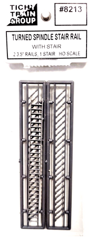 HO Scale Tichy Train 8213 Stairway Railing w/Turned Spindles pkg (2 ...