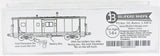 N Scale Bluford Shops 43041 Chicago & North Western 11150 Bay Window Caboose