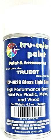 Tru-Color TCP-4029 Gloss Light Blue Spray Paint 4.5oz 135mL Can