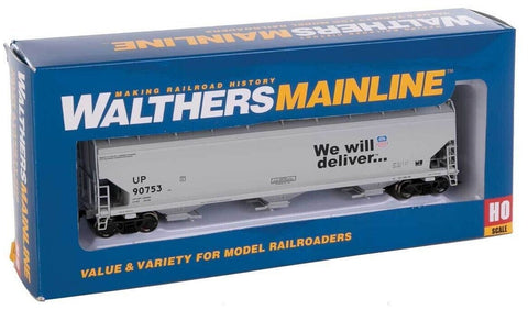 HO Scale Walthers MainLine 910-7735 Union Pacific UP 90753 "We Will Deliver" 60' NSC Covered Hopper