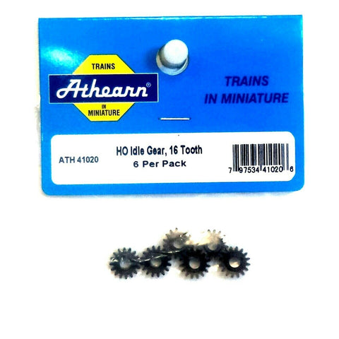 HO Scale Athearn 41020 Idler Gear, 16-Tooth (6) pcs