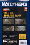 HO Scale Walthers Cornerstone 933-3168 Tall Oil Storage Tank w/Berm Kit