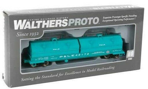 HO Scale Walthers Proto 920-105248 New York Central P&LE 42172 50' Evans Cushion Coil Car w/Angled Hoods