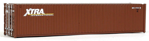 HO Scale Walthers SceneMaster 949-8154 XTRA International MLCU 40' Corrugated Container