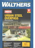 N Scale Walthers Cornerstone 933-3871 Urban Steel Overpass Kit