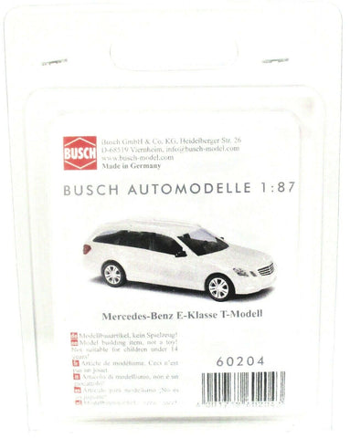 HO Scale Busch 60204 Mercedes-Benz E-Klasse White Station Wagon Mini-Kit