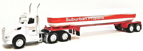 Trucks n Stuff 103 Suburban Propane Peterbilt 579 Day Cab Tractor w/Propane Tank Trailer
