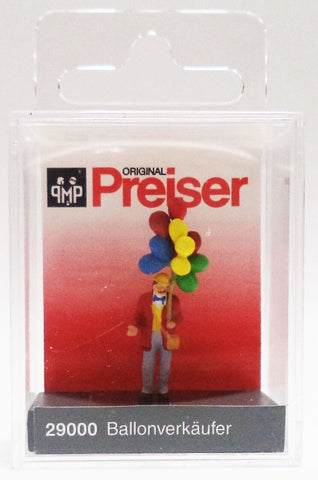 HO Scale Preiser Kg 29000 Man Selling Balloons Figure