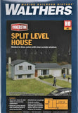 HO Scale Walthers Cornerstone 933-3794 Split-Level House Building Kit