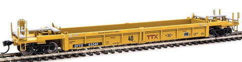 HO Scale Walthers MainLine 910-8410 DTTX 53240 Thrall Rebuilt 40' Well Car w/Small Red TTX & Next Road Logo