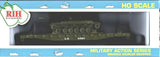 HO Scale Rock Island Hobby 32160 US Army Flat Car with M 60 Tank